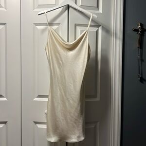 Ivory slip dress